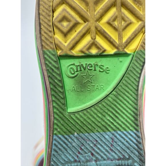 Converse Chuck Taylor All Stars White Rainbow Sole Womens Size 7 - Picture 8 of 16